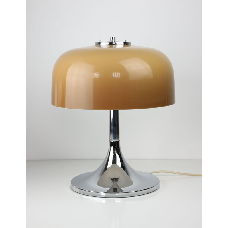 Vintage Space Age Medusa Mushroom Table Lamp by Luigi Massoni for Guzzini Italian