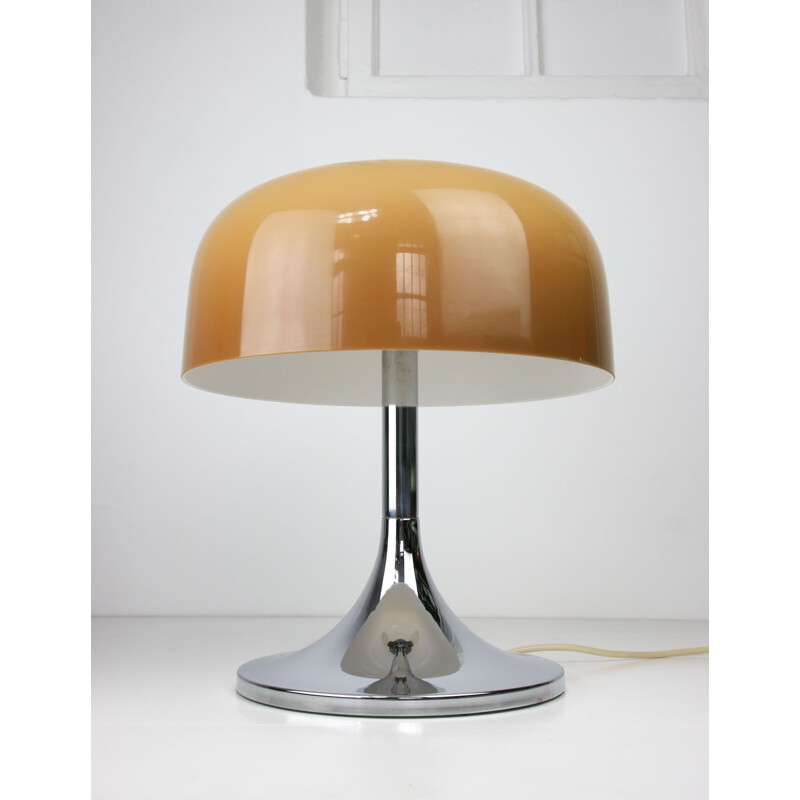 Vintage Space Age Medusa Mushroom Table Lamp by Luigi Massoni for Guzzini Italian