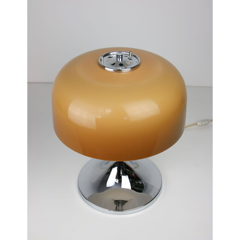 Vintage Space Age Medusa Mushroom Table Lamp by Luigi Massoni for Guzzini Italian