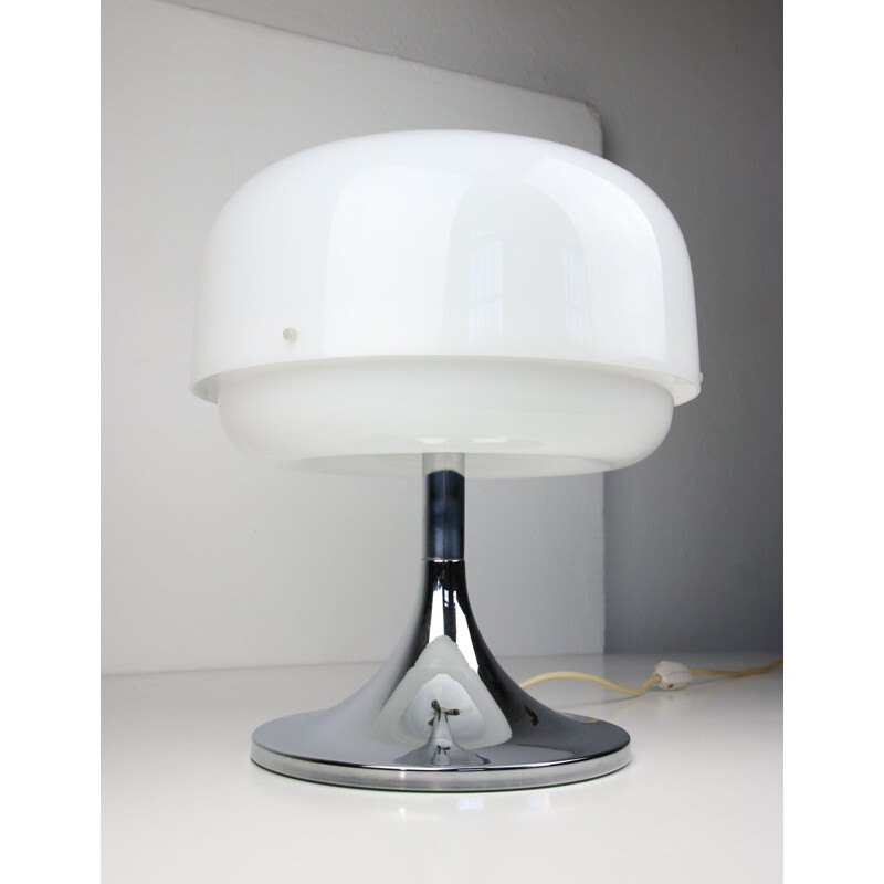 Lampe de table Vintage Space Age Medusa Mushroom par Luigi Massoni pour Guzzini Italian