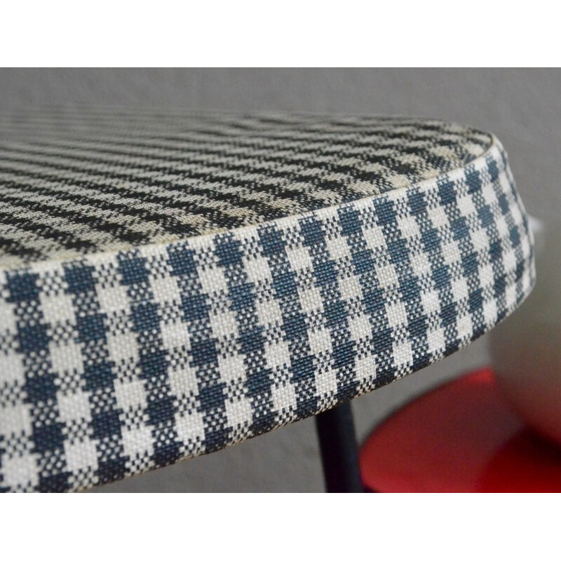 Thonet "CM196" chair with checked pattern, Pierre PAULIN - 1960s