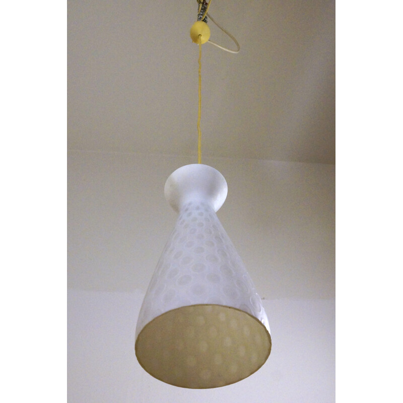 Peill & Putzler hanging lamp, A. GANGKOFNER - 1950s