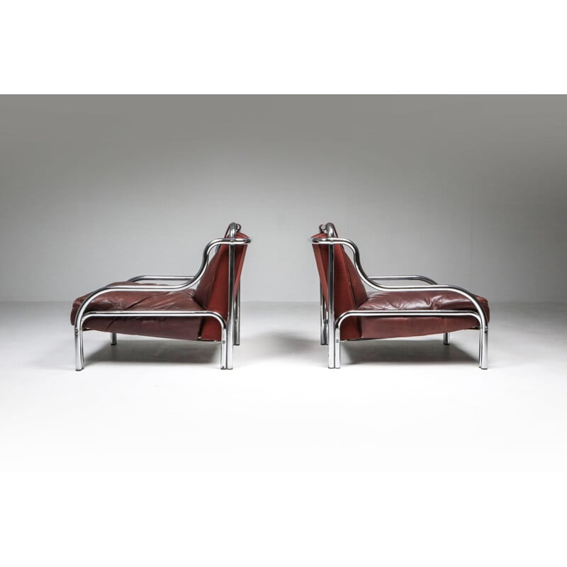 Paire de fauteuils Vintage "Stringa" Gae Aulenti 1962