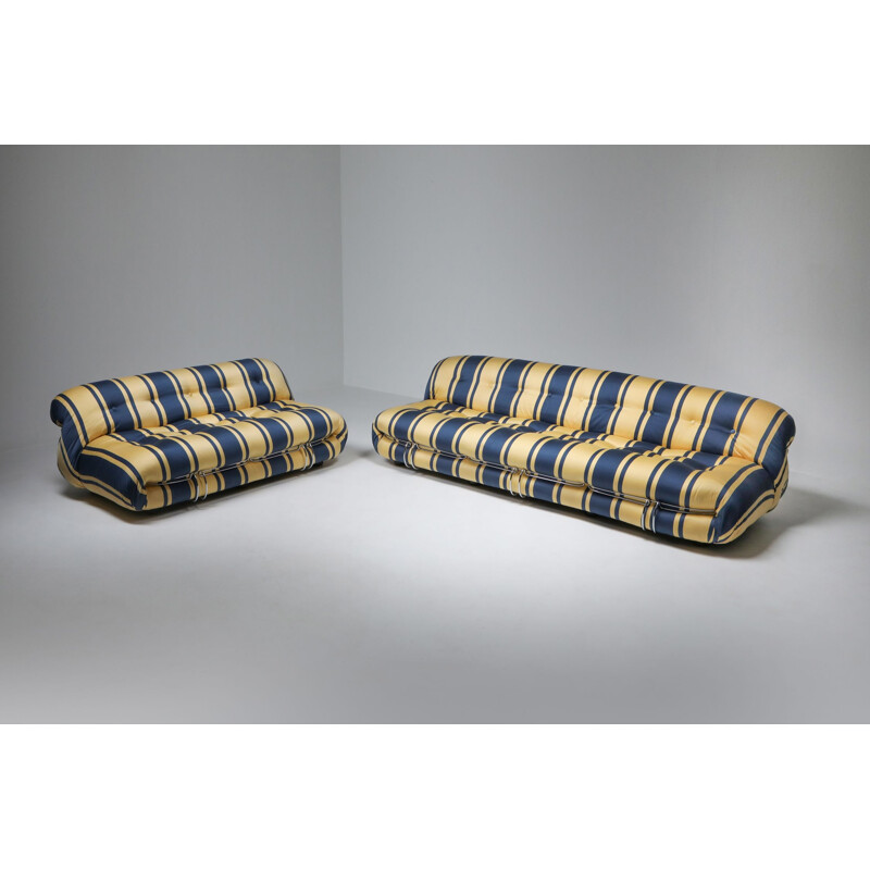 Vintage Soriana Sofa by Afra and Tobia Scarpa for Cassina 1970