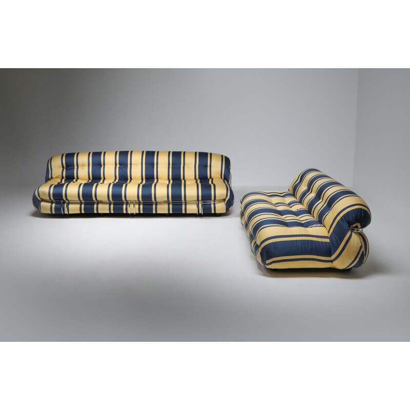 Vintage Soriana Two-Seat Sofa by Afra and Tobia Scarpa for Cassina 1970s