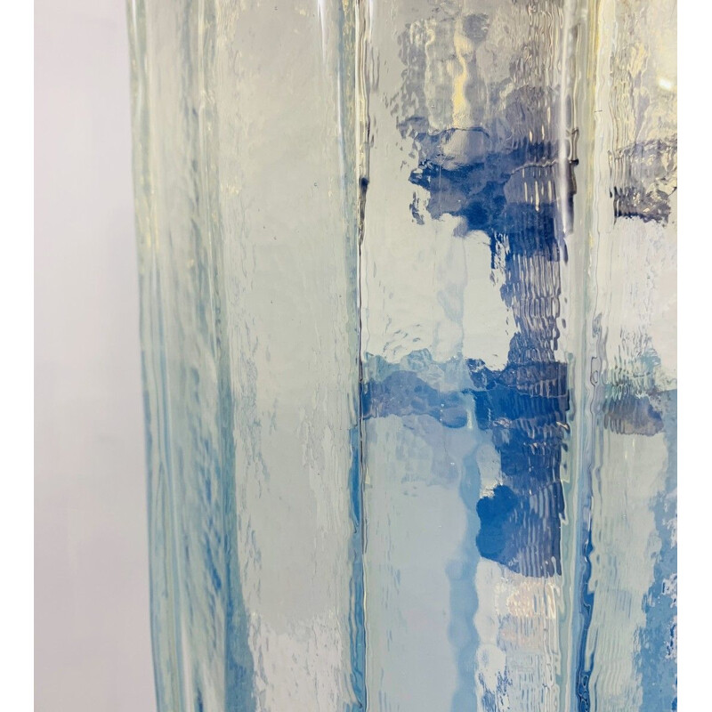 Lustre vintage en verre de Murano opalescent