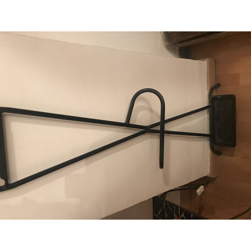 Vintage coat rack on wall on stand 1960s