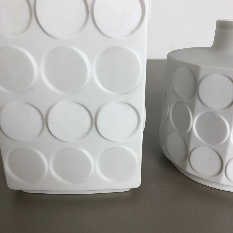 Pair of vintage porcelain vases from winterling bavaria, Germany 1970