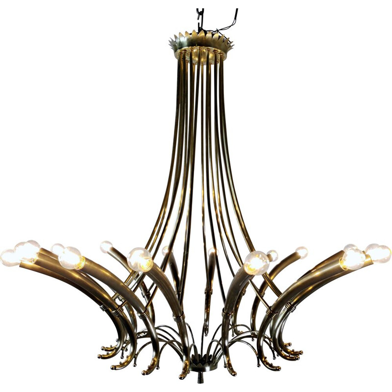 Vintage Chandelier Italian 1950s