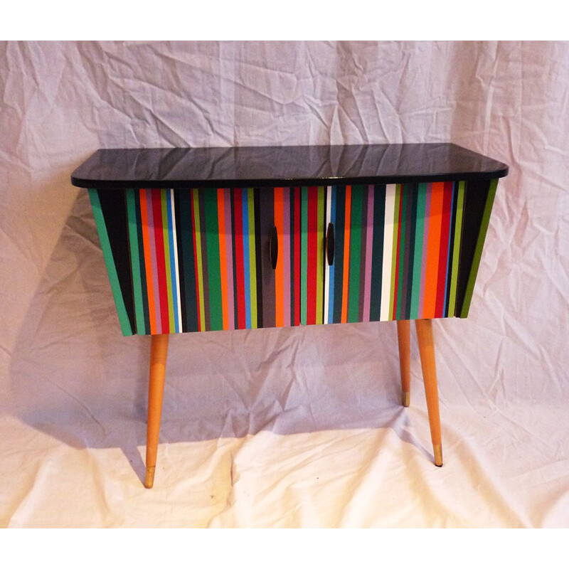 Small vintage multicolored furniture