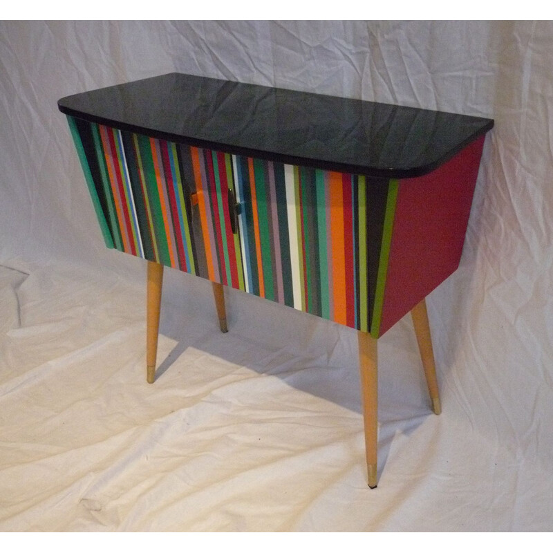 Small vintage multicolored furniture