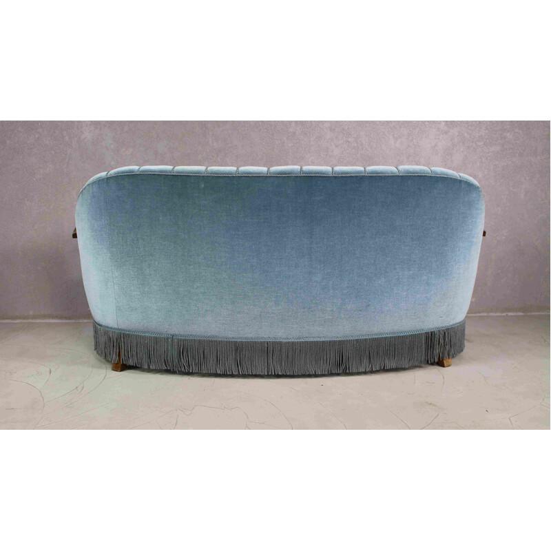 VIntage Art Deco Banana Sofa Danish 1950s