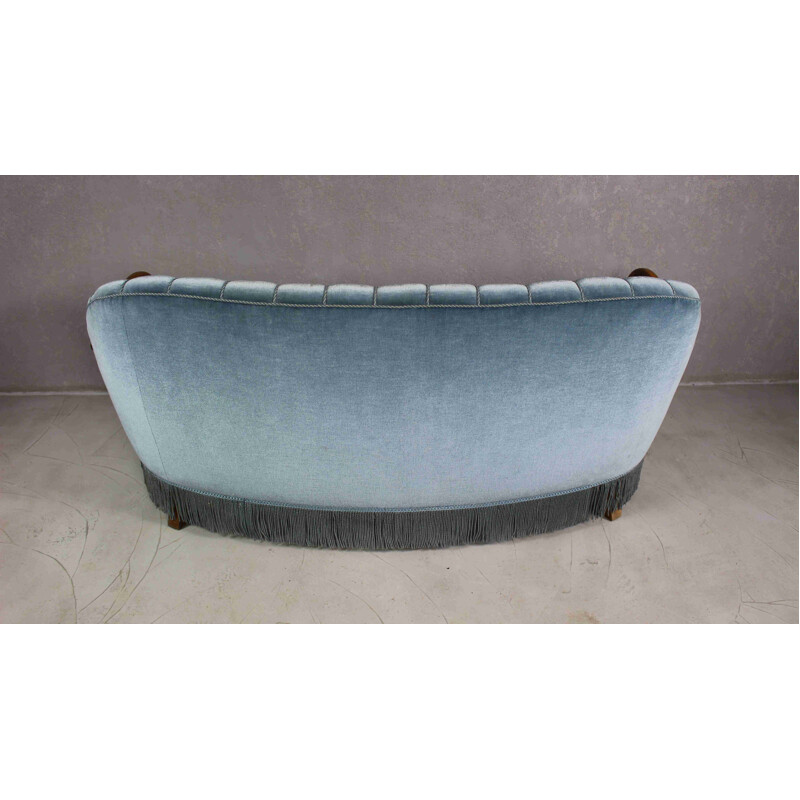 VIntage Art Deco Banana Sofa Danish 1950s