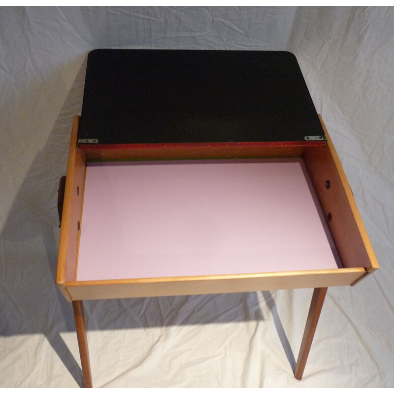 Vintage children's desk with storage