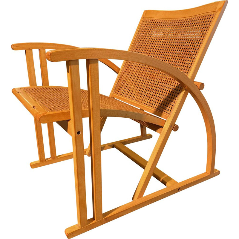 Ensemble fauteuil et 3 chaises vintage Pascal Mourgue pour Triconfort 1980