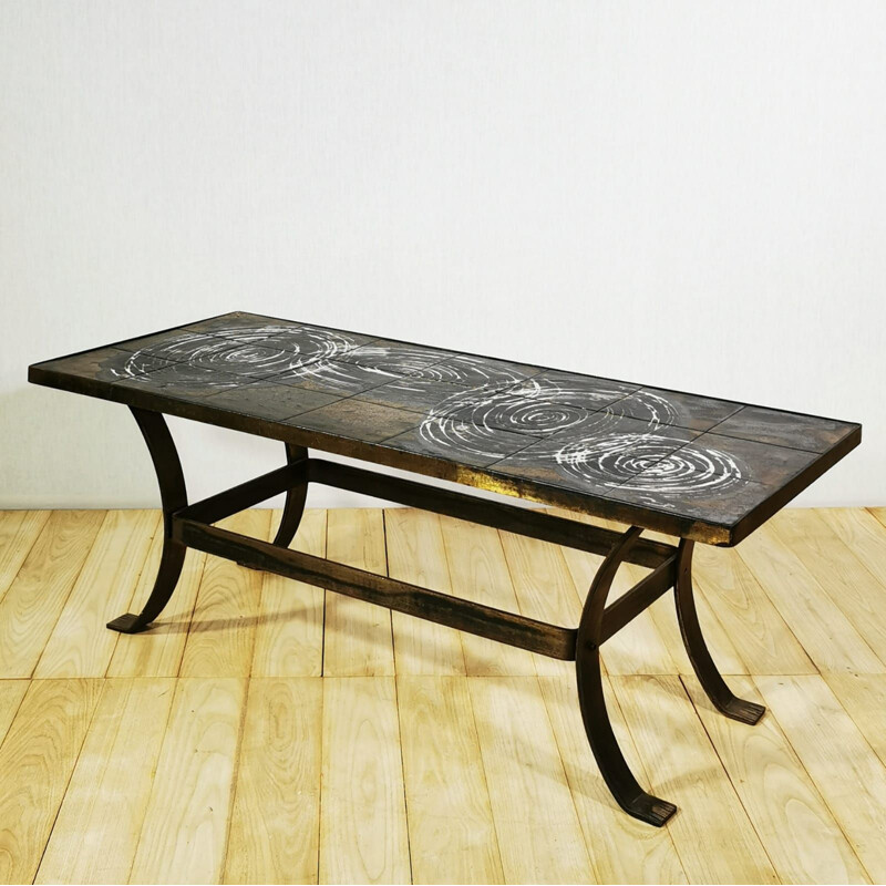 Vintage coffee table by Julien de Covermaker known as Juliette Belarti