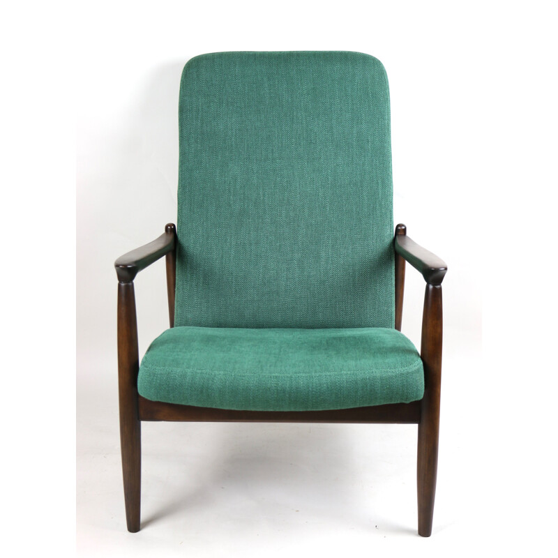 Vintage green Armchair by Edmund Homa 1970s