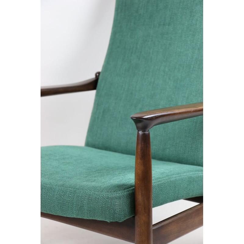 Vintage green Armchair by Edmund Homa 1970s