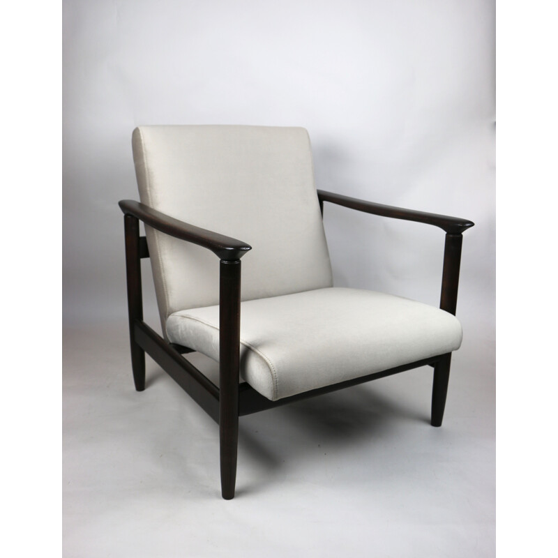 Vintage Beige Armchair by Edmund Homa 1970s