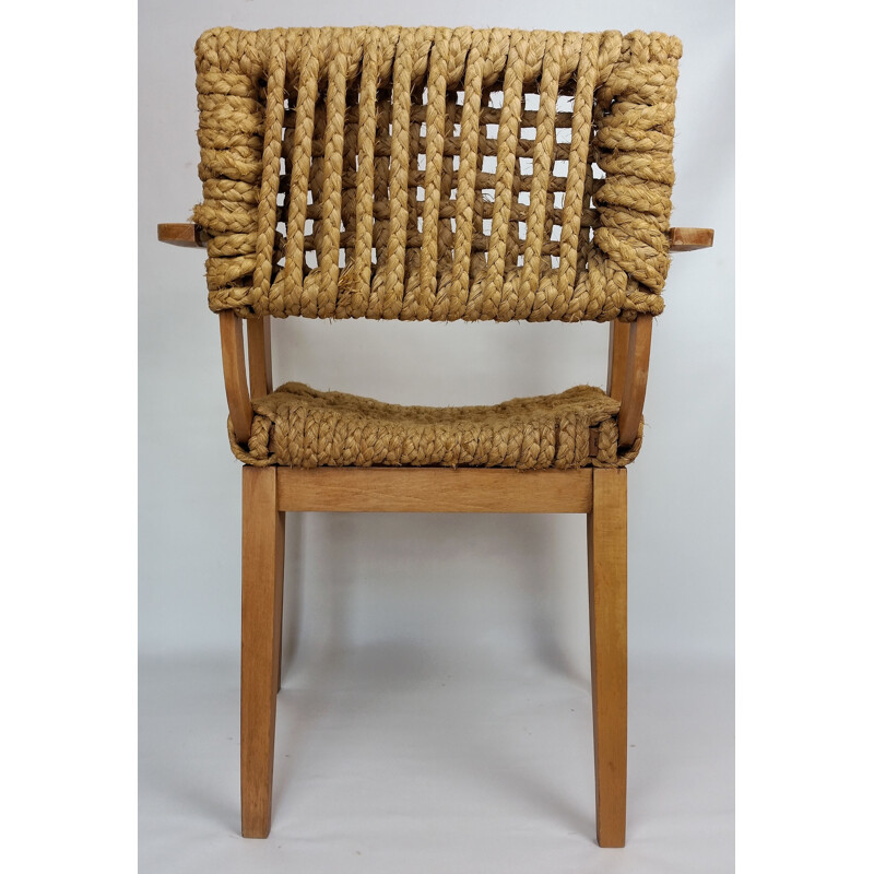 Vintage armchair by Audoux Minet 1950s