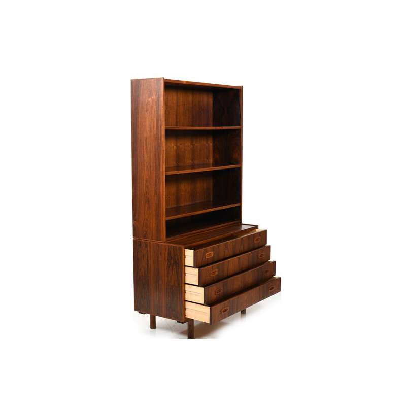Chest of drawers with vintage bookcase, Denmark 1950