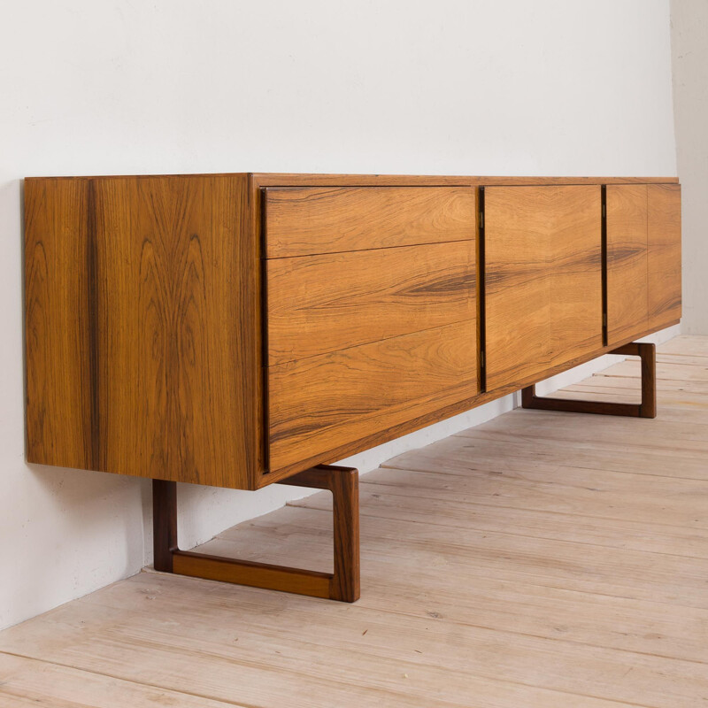 Vintage Rosewood Sideboard by Arne Hovmand-Olsen for Mogens Kold 1960s