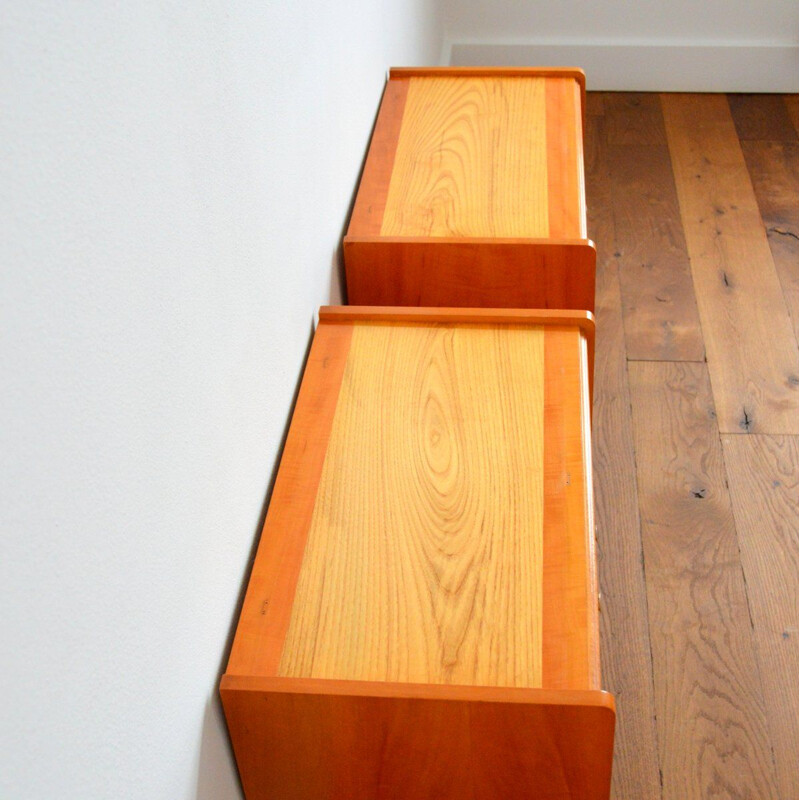 Pair of vintage bedside tables 1960s