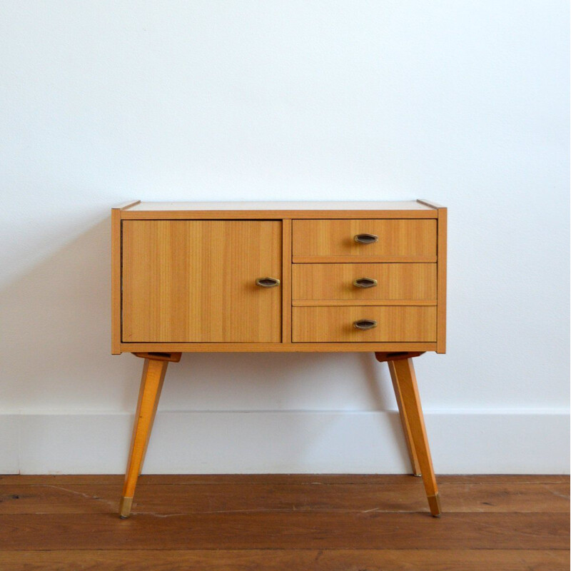 Vintage side table Chevet 1960s