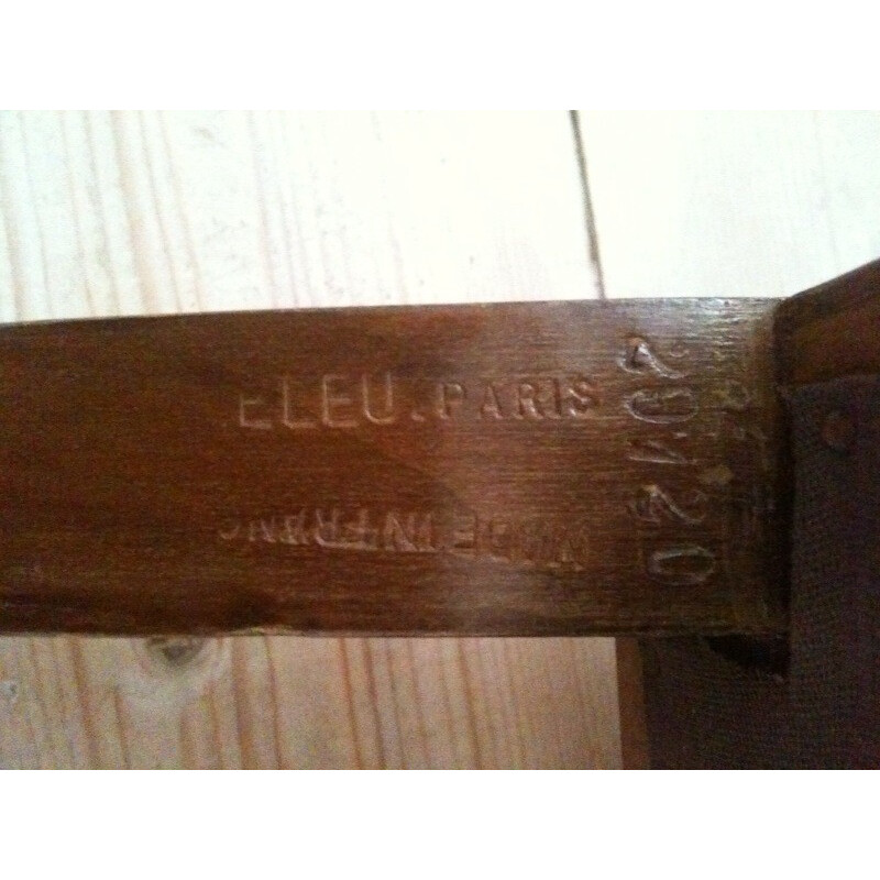 Vintage mahogany chair, Jules Leleu - 1950