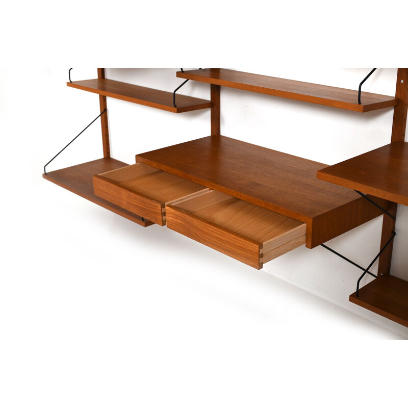 Vintage Poul Cadovius Royal System in Teak Denmark 1960s