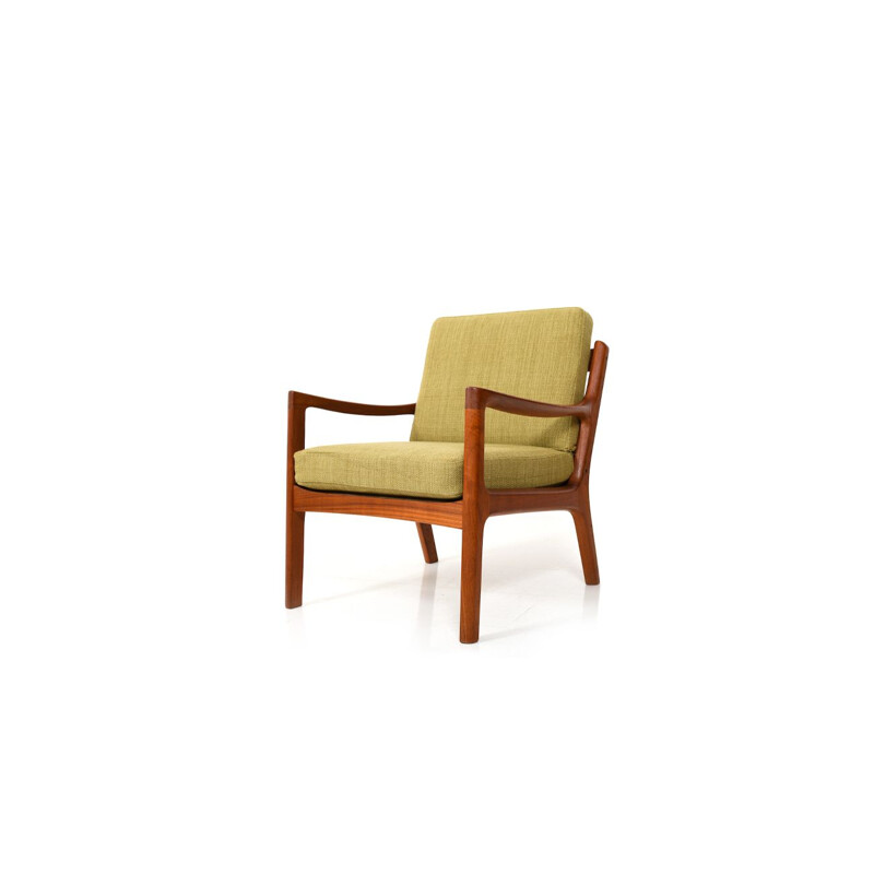 Pair of vintage Senator Teak Easychairs by Ole Wanscher