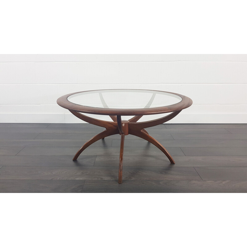 Round vintage coffee table, 1960