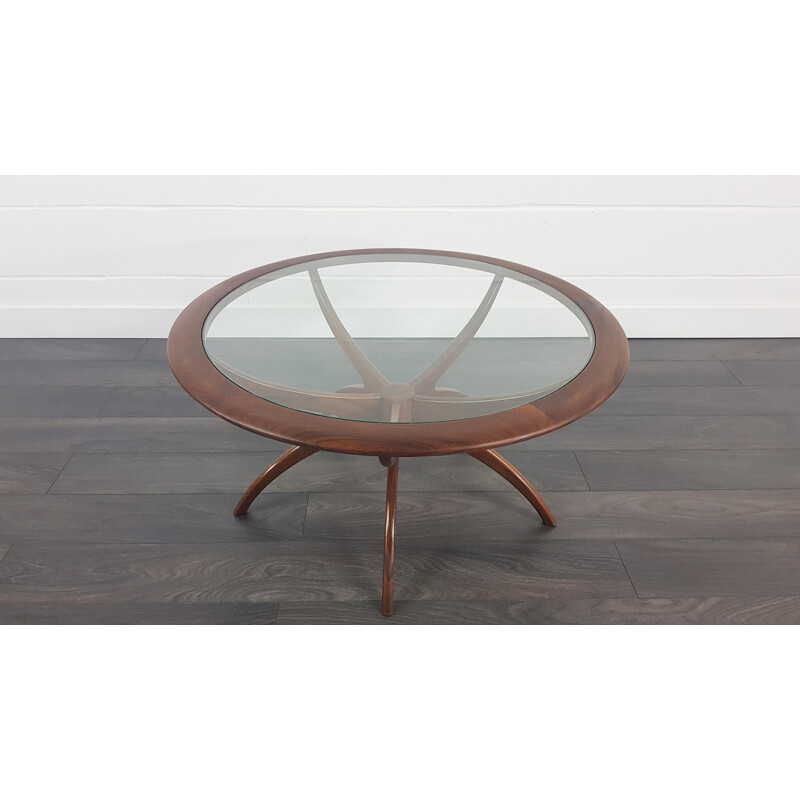 Round vintage coffee table, 1960