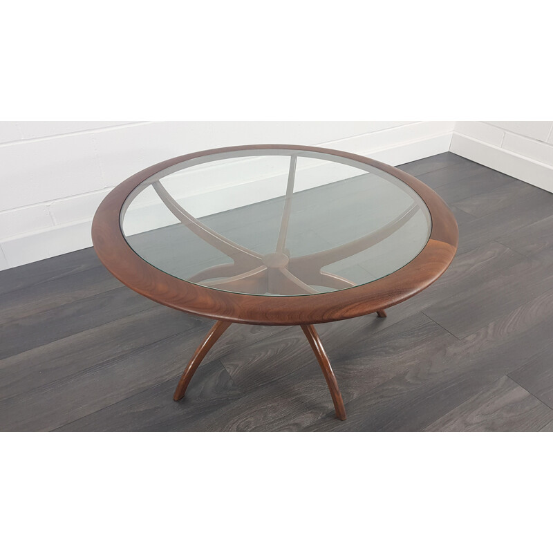 Round vintage coffee table, 1960