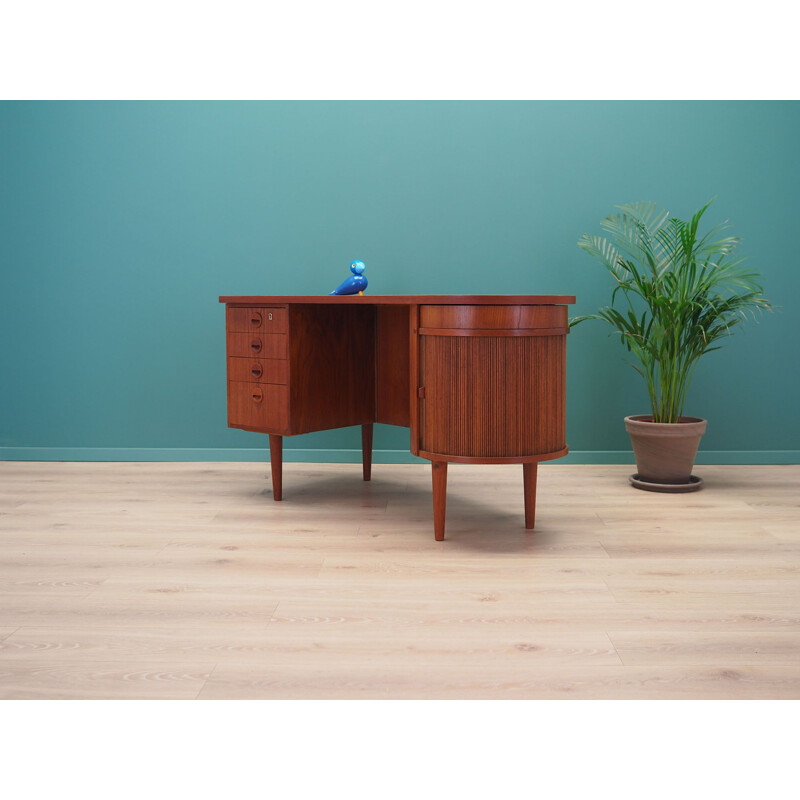 Vintage Teak desk Kai Kristiansen by Feldballes Mobelfabrik Danish 1960s