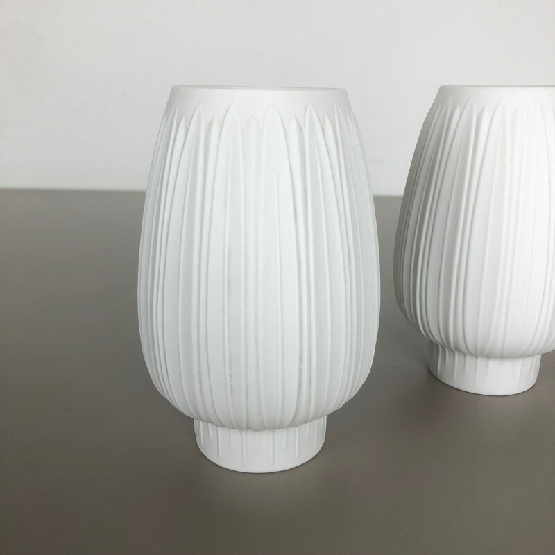 Pair of vintage Porcelain Vase by Heinrich Selb Germany 1970s