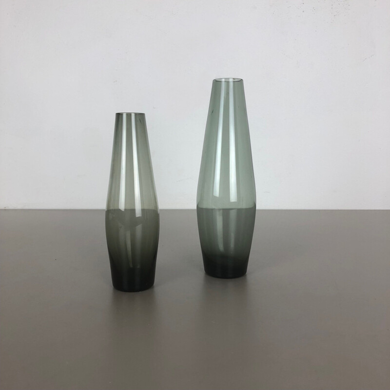 Ein Paar Vintage-Turmalin-Vasen von Wilhelm Wagenfeld für WMF, Deutschland 1960