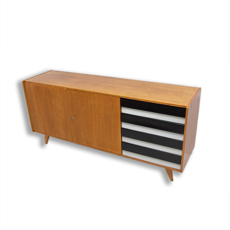 Mid-century sideboard by Jiří Jiroutek Czechoslovakia 1985s