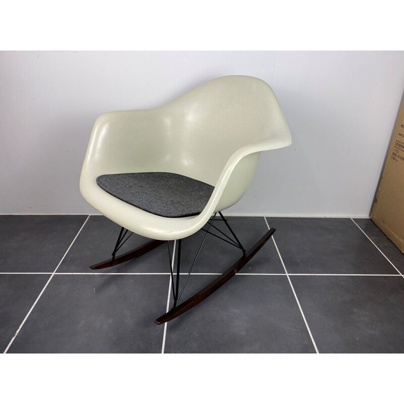 Vintage white armchair 1960s
