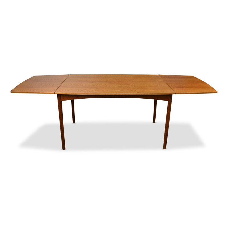 Vintage Børge Mogensen oak drop leaf dining table