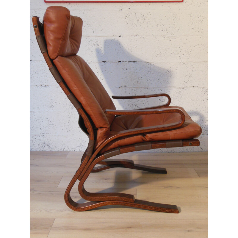 Leather chair and ottoman, Ingmar RELLING - 70