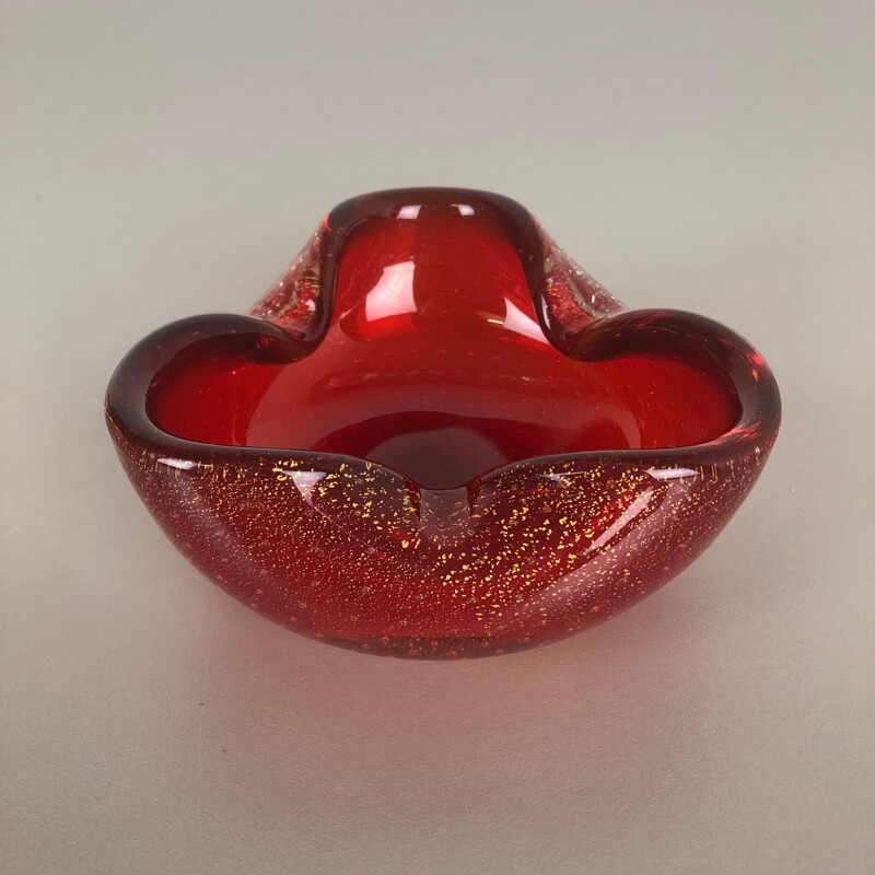 Vintage ashtray in murano glass, Italy 1970