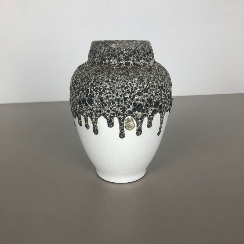 Vase vintage de Fat Lava en poterie, ES ceramics, Allemagne 1960