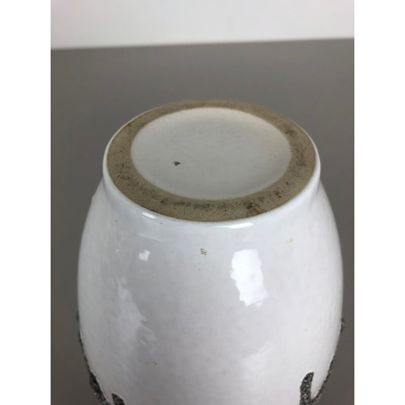 Vintage Pottery Fat Lava Vase, ES ceramics, Germany 1960s