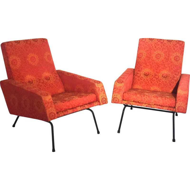 Pair of vintage paolozzi armchairs