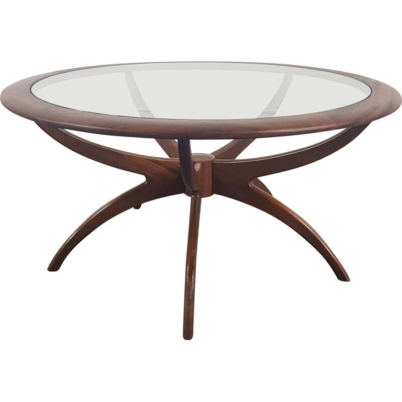 Round vintage coffee table, 1960