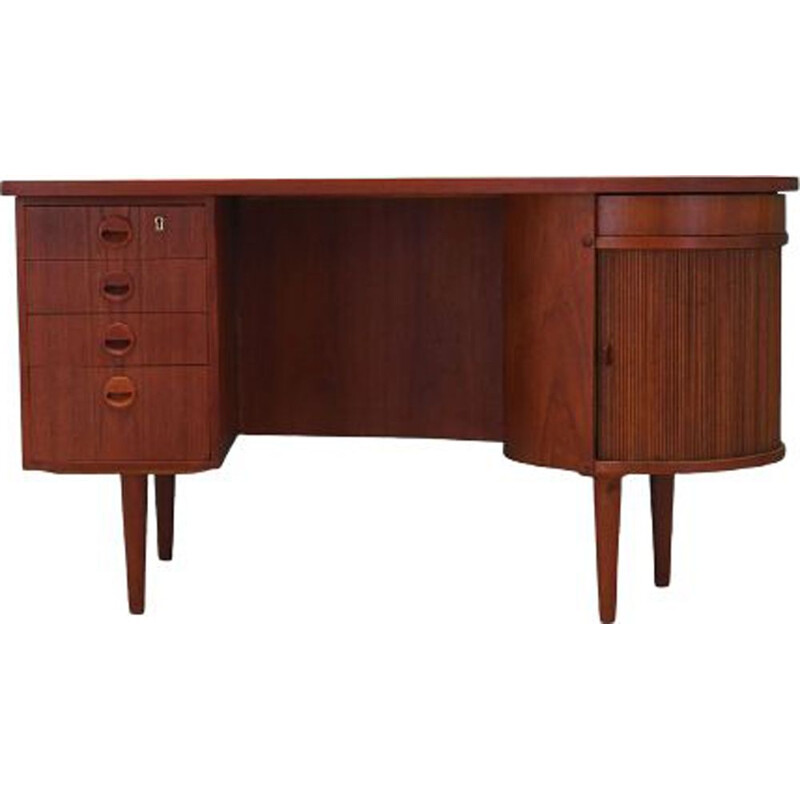 Vintage Teak desk Kai Kristiansen by Feldballes Mobelfabrik Danish 1960s