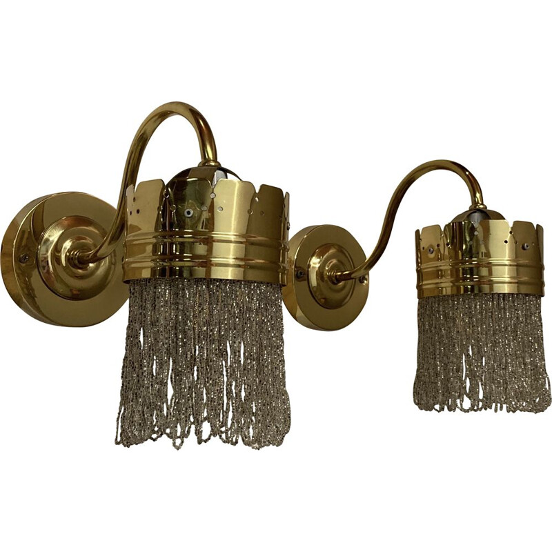 Pair of vintage sconces Scandinavian 1950s