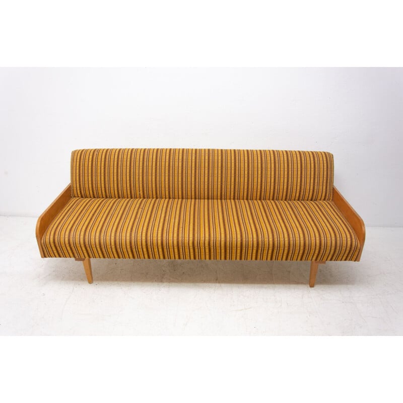 Mid century folding sofabed Czechoslovakia 1960s