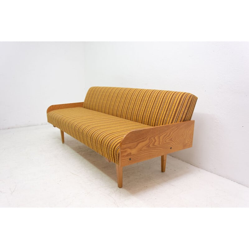 Mid century folding sofabed Czechoslovakia 1960s